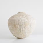 Lise Herud Braten, White Chalky Carved Vessel