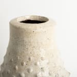 Christopher Maschinot, White Vessel with Drawn Surface