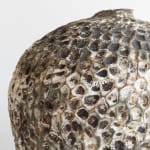 Lise Herud Braten, White Carved Mini Moon Vessel