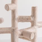 William Coggin, White Crackle Drum Table