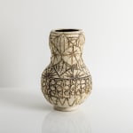 Christopher Maschinot, White Vessel with Drawn Surface