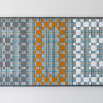 Tia Ansell, Grid (Grey, Yellow and Teal), 2019