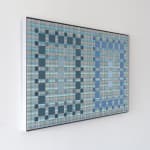 Tia Ansell, Grid (Grey, Yellow and Teal), 2019