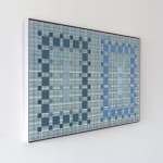 Tia Ansell, Grid (Grey, Yellow and Teal), 2019