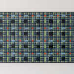 Tia Ansell, Grid (Grey, Yellow and Teal), 2019