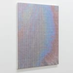 Ruth Cleland, Oil Slick with Grid 6, 2022