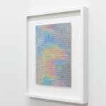 Ruth Cleland, Oil Slick with Grid 3, 2020
