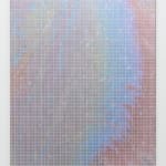 Ruth Cleland, Oil Slick with Grid 6, 2022