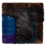 Abstract knitted square