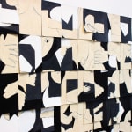 Painting of female body varying and repeating pages
