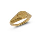A Roman gold intaglio ring