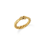 A gold Viking ring