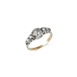 A Georgian rose-cut diamond ring