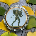 *, A nicolo intaglio ring of Satyr, late 18th Century/early 19th century