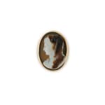 A Neoclassical banded agate cameo ring