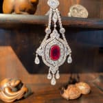 CARTIER, A rutile quartz, diamond and platinum seal, circa 1913
