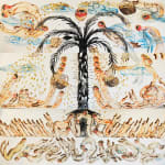 Alymamah Rashed, I breathe within your union to make my blues into hues (eternity lays within your embrace) - series...