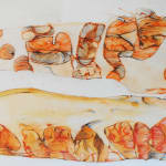 Alymamah Rashed, I breathe within your union to make my blues into hues (eternity lays within your embrace) - series...