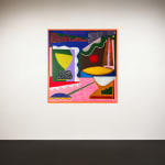 Nasser Almulhim Between the sea and the sun, 2025 Acrylic on canvas 200 x 190 cm 78 3/4 x 74 3/4 in