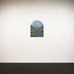 Maitha Abdalla Will the Gods Belong?, 9, 2023 Oil on board 100 x 80 cm 39 3/8 x 31 1/2 in (ITALY)