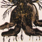 Alymamah Rashed, I breathe within your union to make my blues into hues (eternity lays within your embrace) - series...