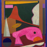 Nasser Almulhim Balance of Oddities, 2025 Acrylic on canvas 220 x 180 cm 86 5/8 x 70 7/8 in