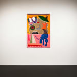 Nasser Almulhim Somewhere, 2025 Acrylic on canvas 200 x 140 cm 78 3/4 x 55 1/8 in