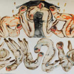 Alymamah Rashed, I breathe within your union to make my blues into hues (eternity lays within your embrace) - series...