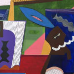 Nasser Almulhim Poem for the soul, 2025 Acrylic on canvas 200 x 190 cm 78 3/4 x 74 3/4 in