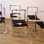 Marcello Cuneo, Set of 6 'Luisa' Folding Chairs, 1970