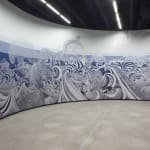 image of wave wall painting