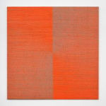 Woven Angle Gradient as Weft, Fluorescent Orange (90°, 270°) #2
