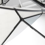 stainless steel hanging sculpture