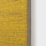 Image of Woven Angle Gradient as Weft, Cadmium Yellow Medium (135°).