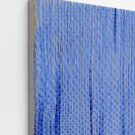 Image of Woven Paint as Warp (Blue Values)