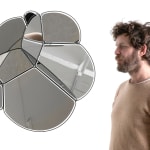 stainless steel hanging sculpture