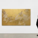 Image of Sandra Cinto painting of Landscape in Gold I.