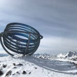 large sculpture on the top of a mountain
