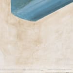 detail of Mark Manders painting of falling blue dictionary