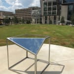 large sphere outside