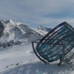 large sculpture on the top of a mountain