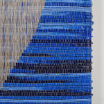 Image of Saban's Woven acrylic painting.