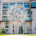 large sphere outside