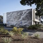 image of large wave mural