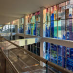 image of Sabine Hornig transparent window coverings at la guardia