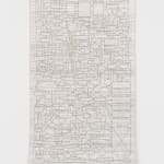 Image of Tapestry (Flowchart, Portrait), Linen on Paint.