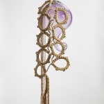 Akashi hanging glass sculpture with rope
