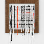 Image of Core Memory, Plaid (Black, White, and Fluorescent Orange) .