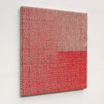 Image of Woven Angle Gradient as Weft, Cadmium Red Medium (Three O’Clock) #2