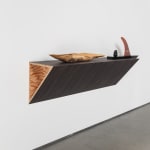 Image of Untitled (bowl, dog chew, fin)